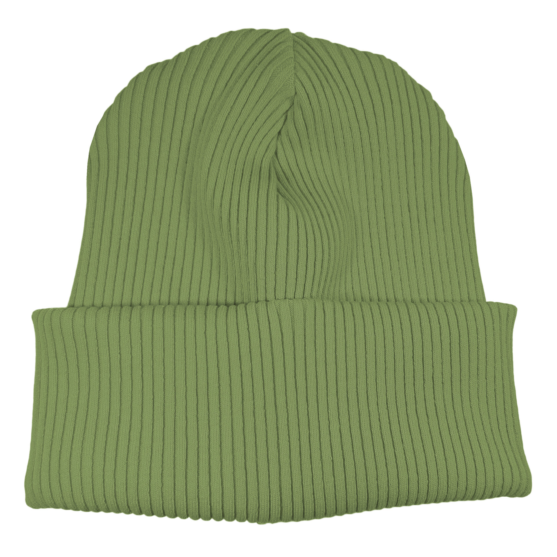 Grün Hipster-Mütze Grobstrick • Wintermütze Beanie